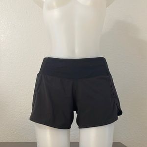 Lululemon Run Time shorts size 4 liner cut out and removed